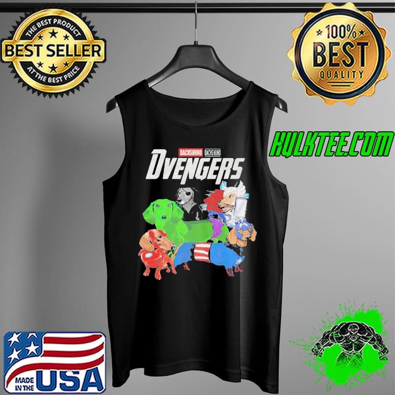 Dachshund dvengers captain america hulk back thor iron man s Tank Top Dachshund dvengers captain america hulk back thor iron man s Tank Top