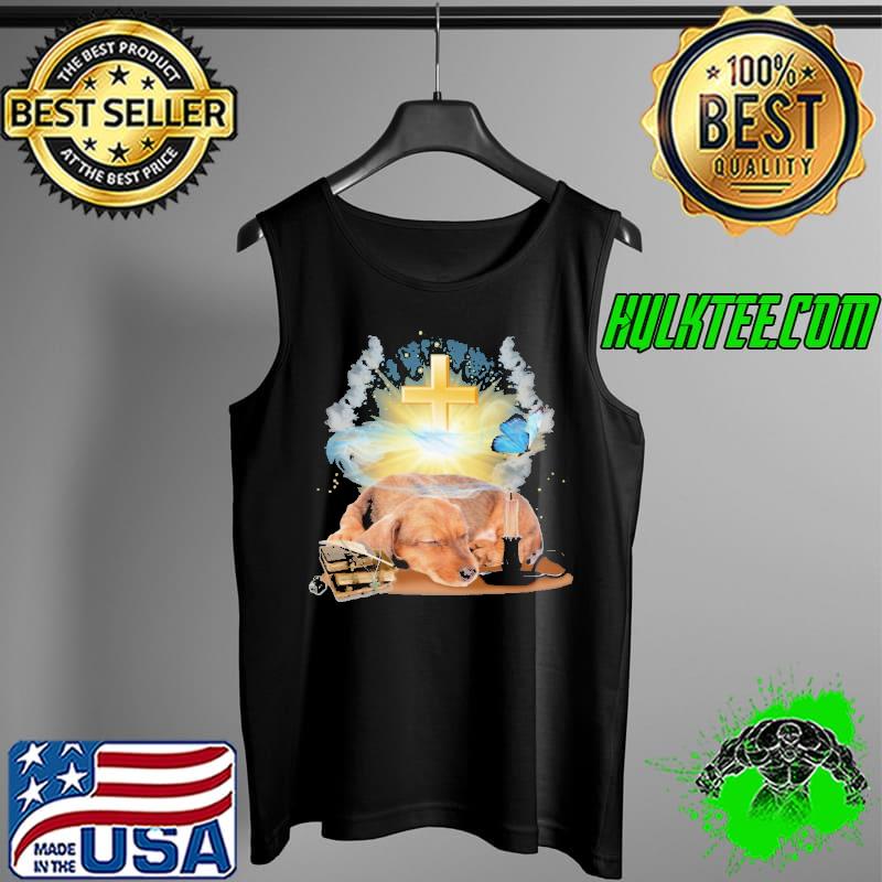 Dachshund Sleep In Peace Of Jesus s Tank Top Dachshund Sleep In Peace Of Jesus s Tank Top