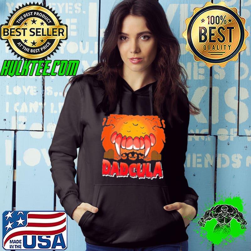 Dadcula Vampire Halloween Dad Blood Moon shirt
