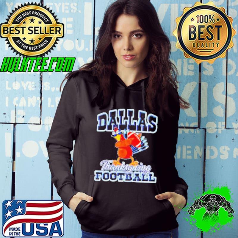 Dallas Thanksgiving Day Funny Turkey Playing Texas shirt