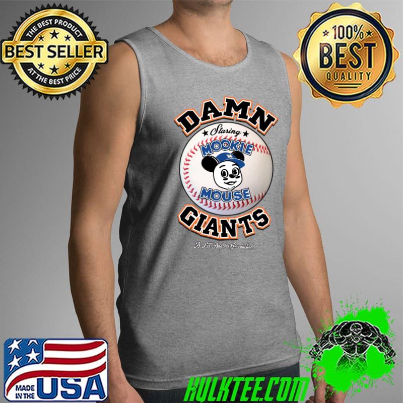 Damn Giants staring mookie mouse - Black Essential T-Shirt Tank Top Damn Giants staring mookie mouse - Black Essential T-Shirt Tank Top