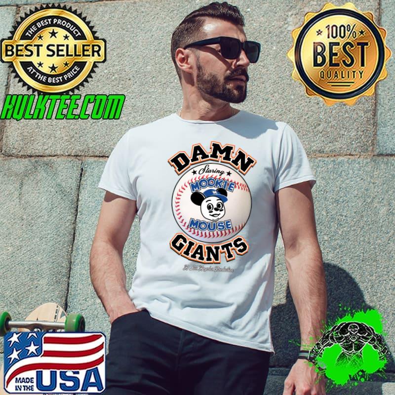 Damn Giants staring mookie mouse - Black Essential T-Shirt Damn Giants staring mookie mouse - Black Essential T-Shirt