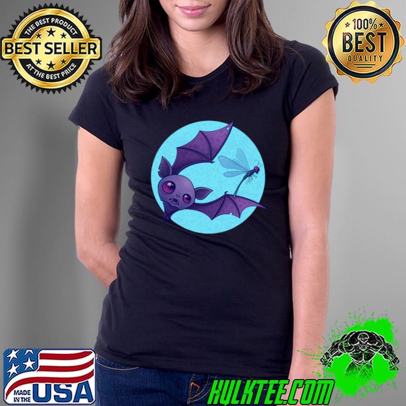 Damselfly In Distress Bat Shirt Ladies Tee Damselfly In Distress Bat Shirt Ladies Tee