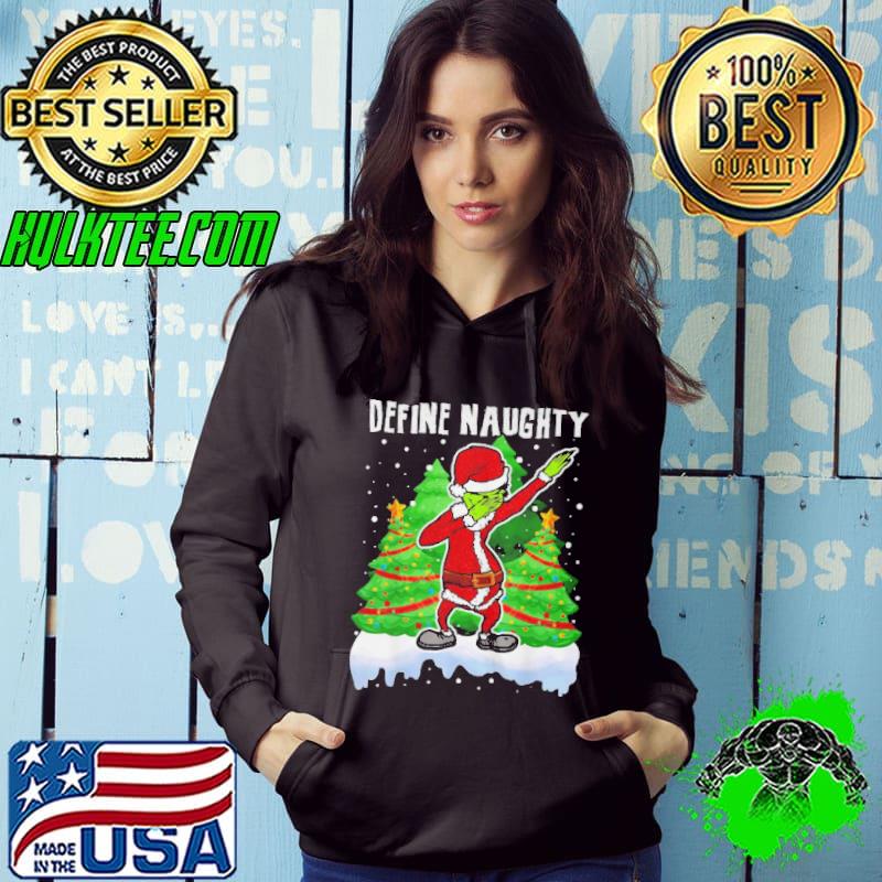 Dear Dabbing Santa Define Naughty Christmas Matching Shirt