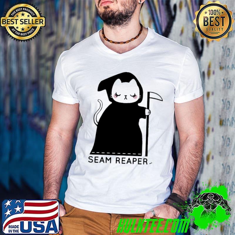 death cat sewing Seam reaper shirt