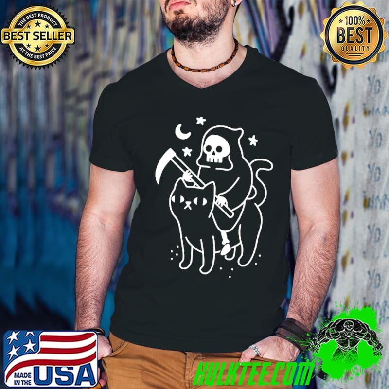 Death Rides A Black Cat Classic T-Shirt