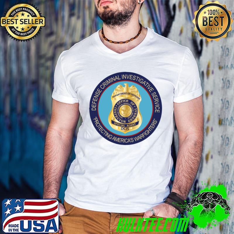 Defense Criminal Investigative Service DCIS Light Blue Logo T-Shirt