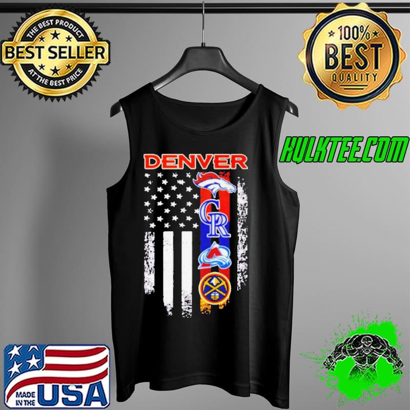 Denver Broncos Colorado Rockies Colorado Avalanche Nuggets logo America s Tank Top Denver Broncos Colorado Rockies Colorado Avalanche Nuggets logo America s Tank Top
