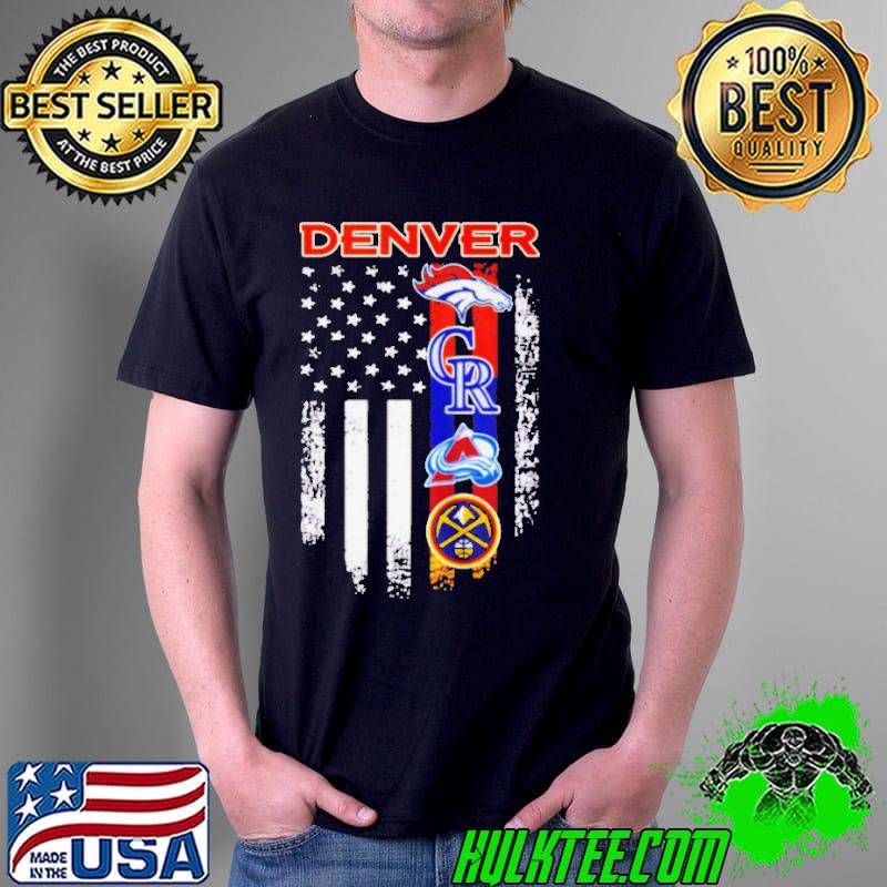 Denver Broncos Colorado Rockies Colorado Avalanche Nuggets logo America s Unisex Denver Broncos Colorado Rockies Colorado Avalanche Nuggets logo America s Unisex