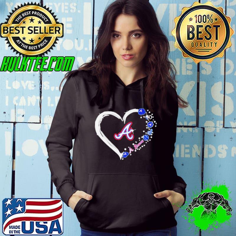 DIAMONDS HEART LOVE ATLANTA BRAVES 2021 SHIRT