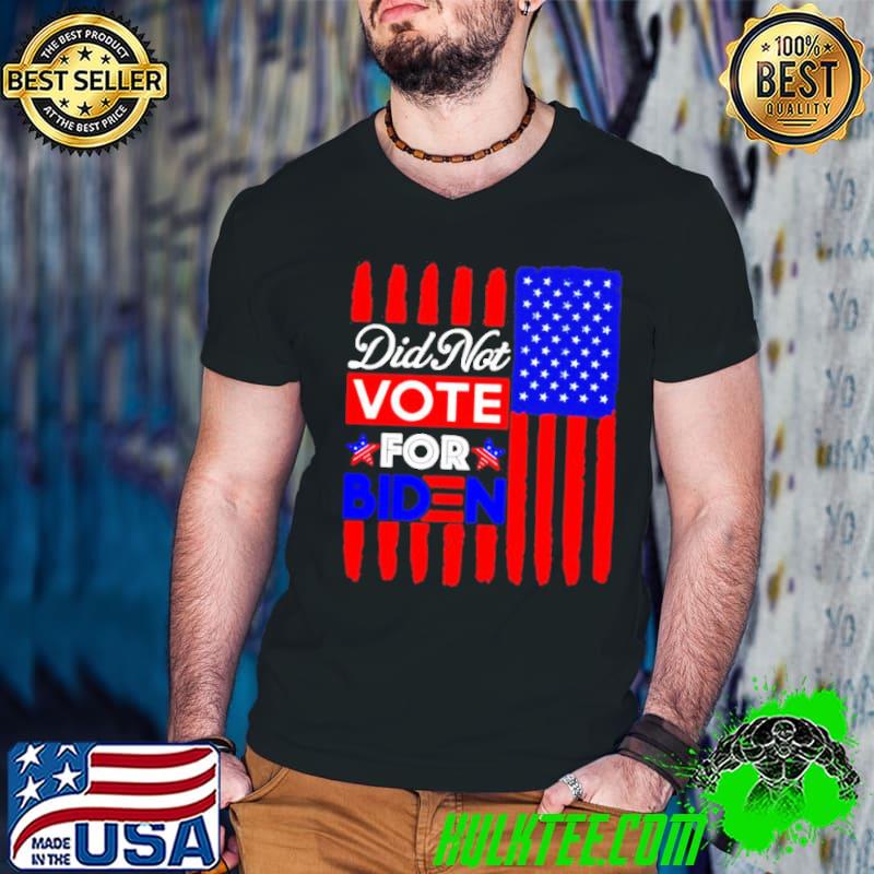 Did not vote for Biden Pro America Shirt Guys V Neck Did not vote for Biden Pro America Shirt Guys V Neck