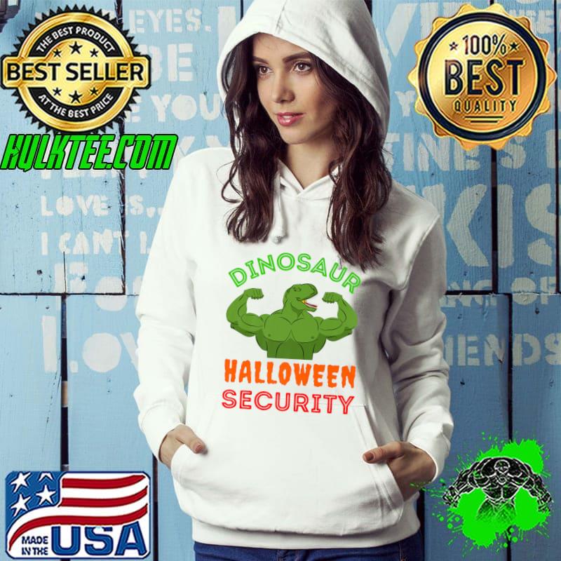 Dinosaur Halloween Security Mom Dad Funny Parent Costume Fun Premium T-Shirt