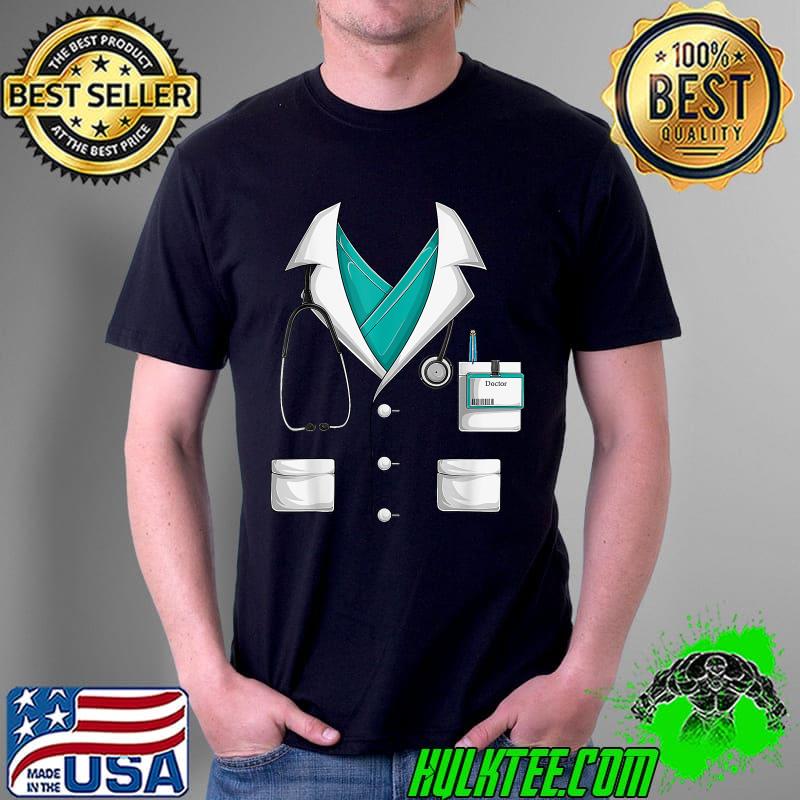 Doctor White Lab Coat Funny Halloween Costume Men Women Kids T-Shirt Unisex Doctor White Lab Coat Funny Halloween Costume Men Women Kids T-Shirt Unisex