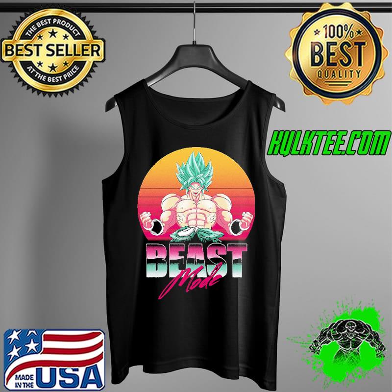 Dragon ball beast mode retro sunset Tank Top Dragon ball beast mode retro sunset Tank Top