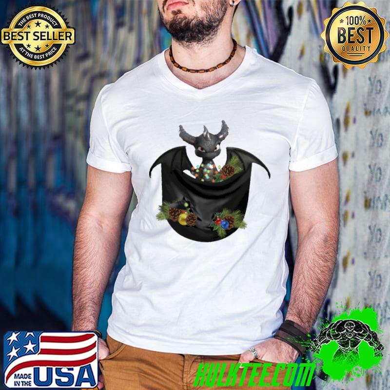 Dragon Christmas In pocket shirt