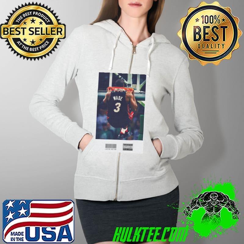 Dwyane Wade Pull Up Shirt Full Zip Hooded Dwyane Wade Pull Up Shirt Full Zip Hooded