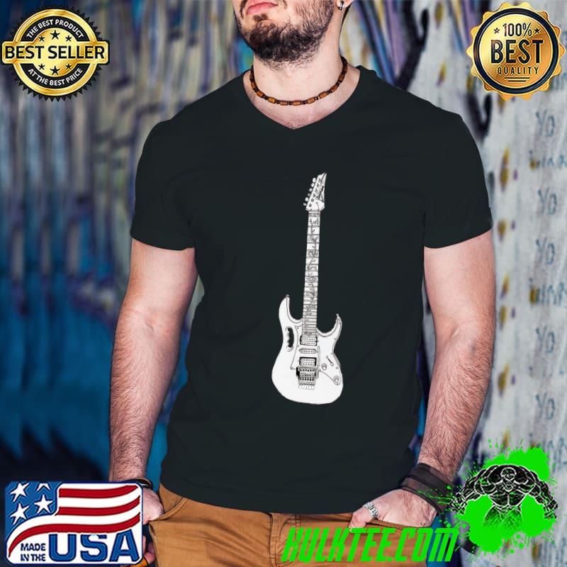 Electric Guitar Pen Sketch Classic T-Shirt
