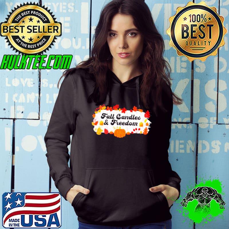Fall Candles and Freedom Thanksgiving Shirt