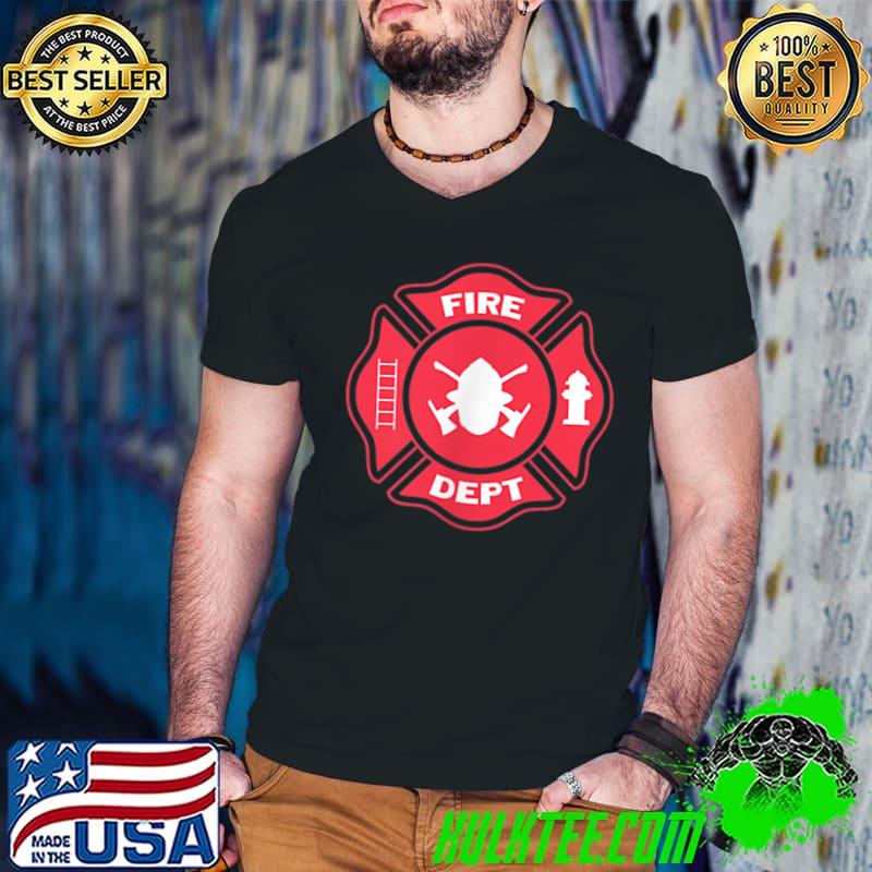 Fire Dept Firefighter Fireman First Responder Fire Rescue T-Shirt