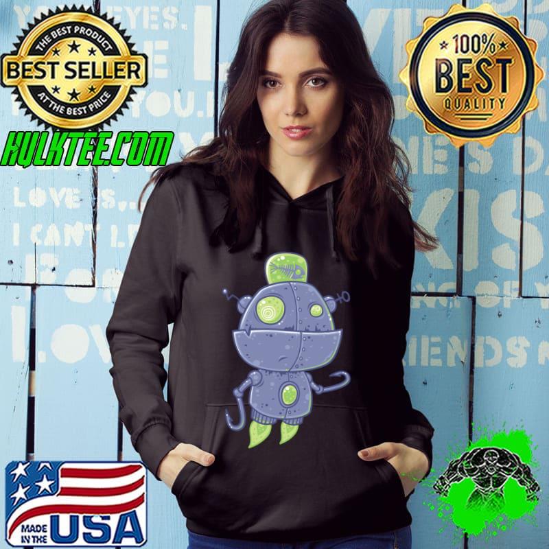Fishing Robot Shirt Hoodie Fishing Robot Shirt Hoodie
