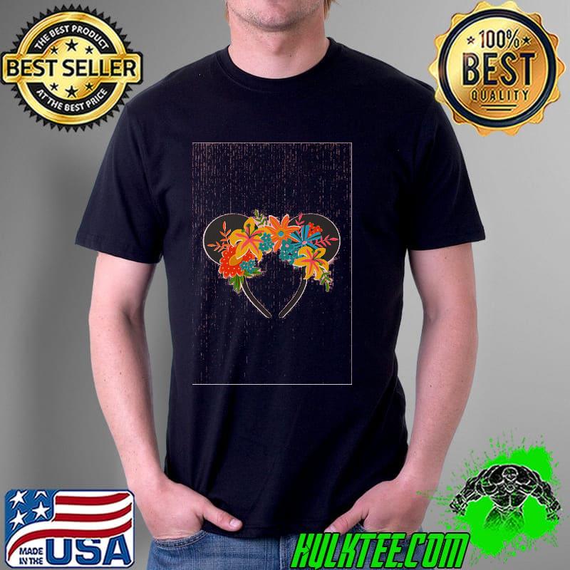 Floral Minnie Mouse Ears by CherbearCreative Disney Shirt Unisex Floral Minnie Mouse Ears by CherbearCreative Disney Shirt Unisex