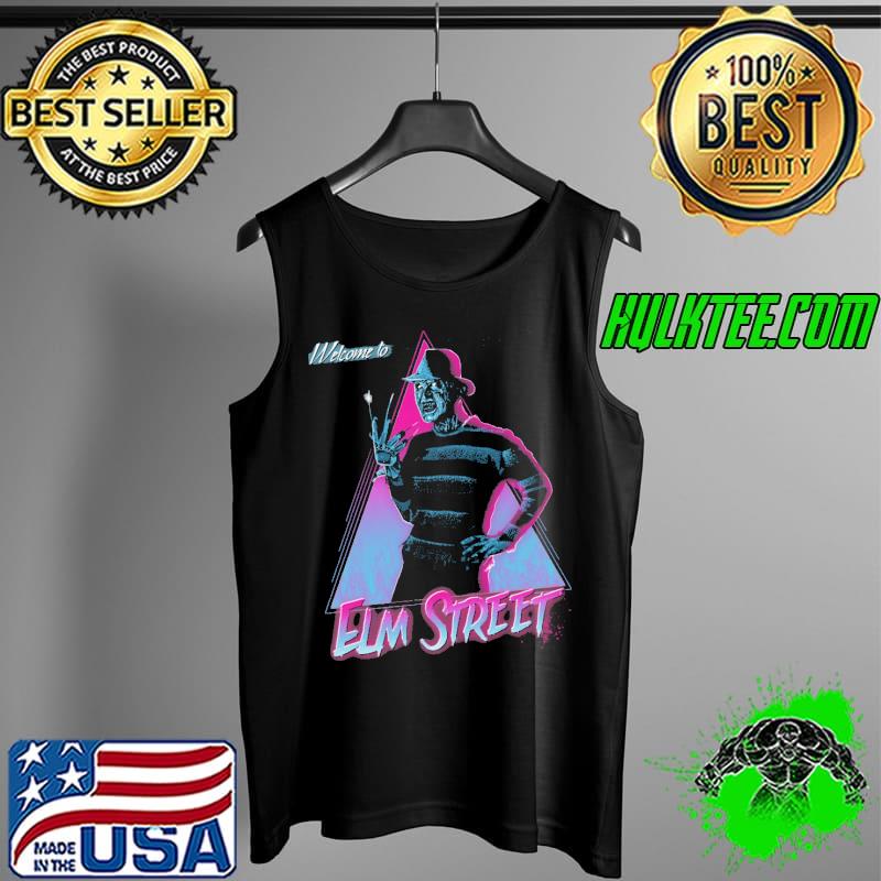 Freddy Krueger Welcome to Elm Street Happy Halloween s Tank Top Freddy Krueger Welcome to Elm Street Happy Halloween s Tank Top