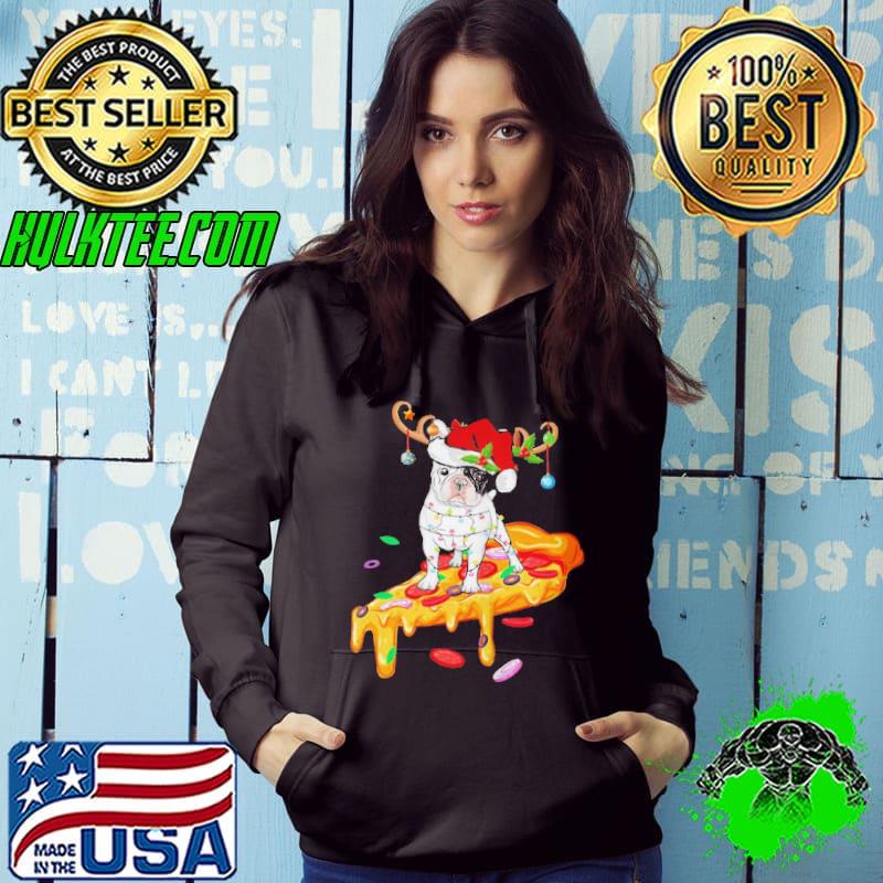 FRENCHIE DOGS PIZZA CHRISTMAS SHIRT