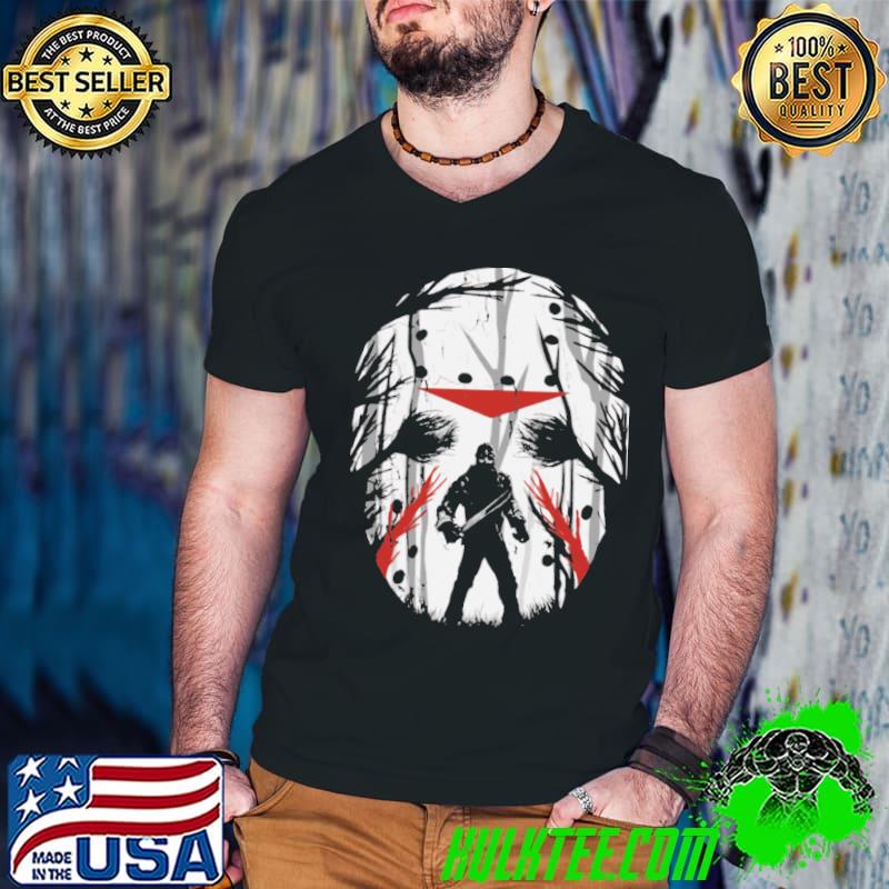 Friday shadow Jason Voorhees halloween s Guys V Neck Friday shadow Jason Voorhees halloween s Guys V Neck