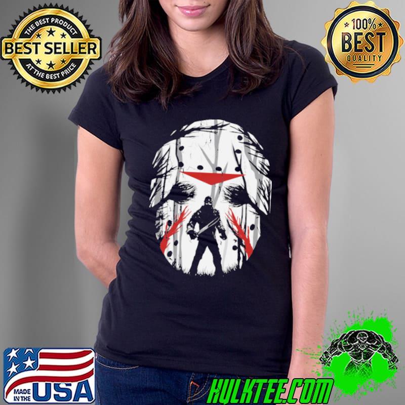 Friday shadow Jason Voorhees halloween s Ladies Tee Friday shadow Jason Voorhees halloween s Ladies Tee
