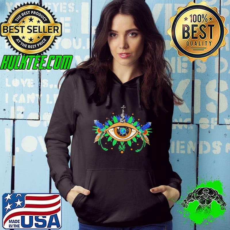 GLOBAL WARMING AWARENESS DESIGN EYE OF THE WORLD SHIRT