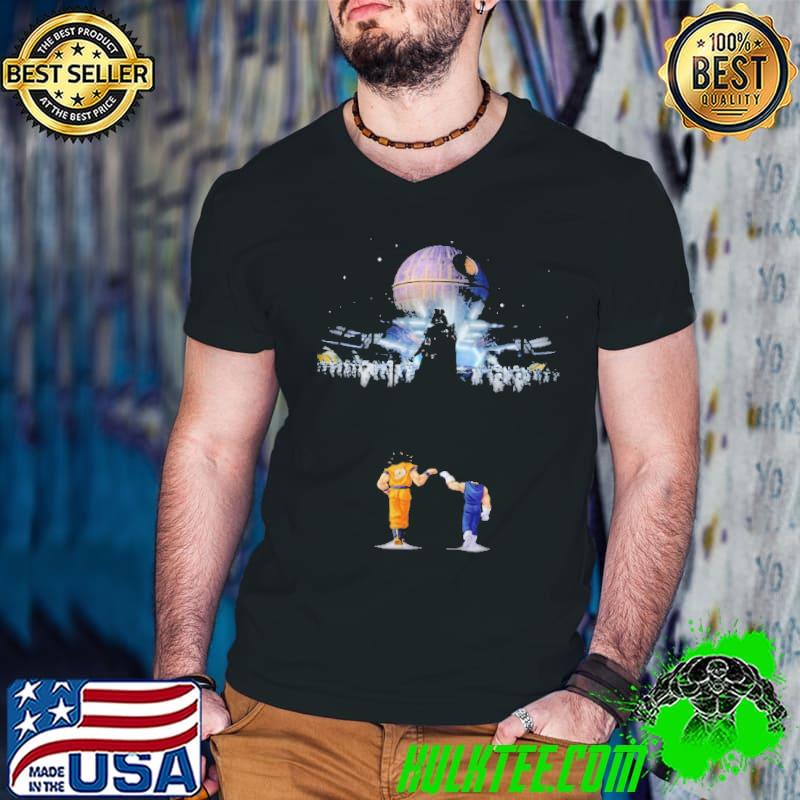 Goku and Vegeta Vs Darth Vader Star Wars shirt