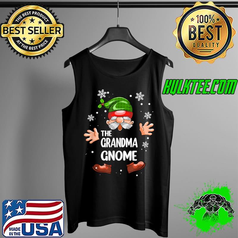 Grandma Gnome Funny Matching Family Christmas Party Pajama T Shirt Tank Top Grandma Gnome Funny Matching Family Christmas Party Pajama T Shirt Tank Top
