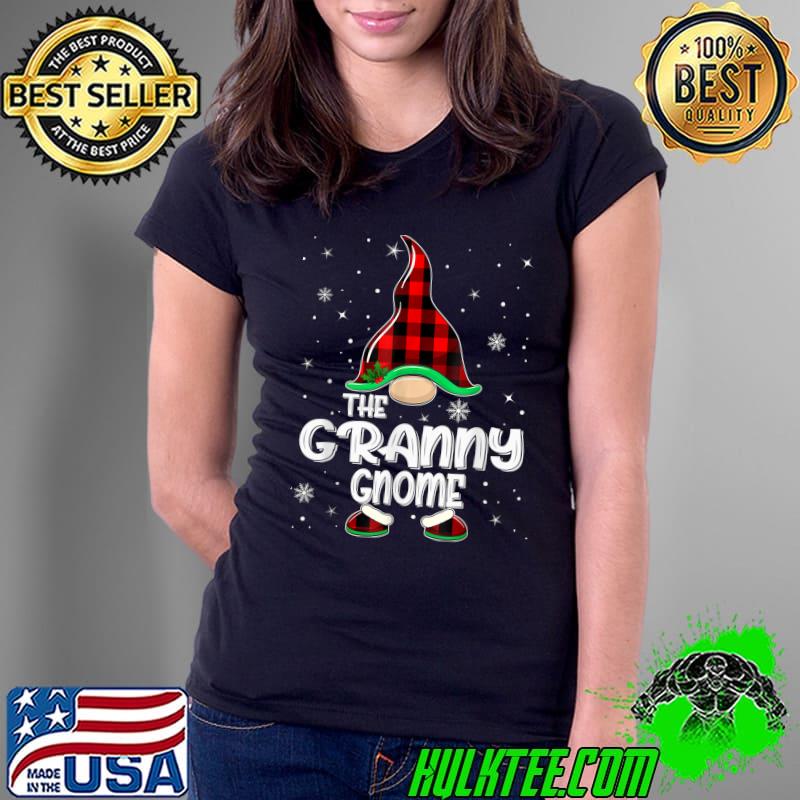 Granny Gnome Buffalo Plaid Matching Family Christmas Pajama T-Shirt Ladies Tee Granny Gnome Buffalo Plaid Matching Family Christmas Pajama T-Shirt Ladies Tee