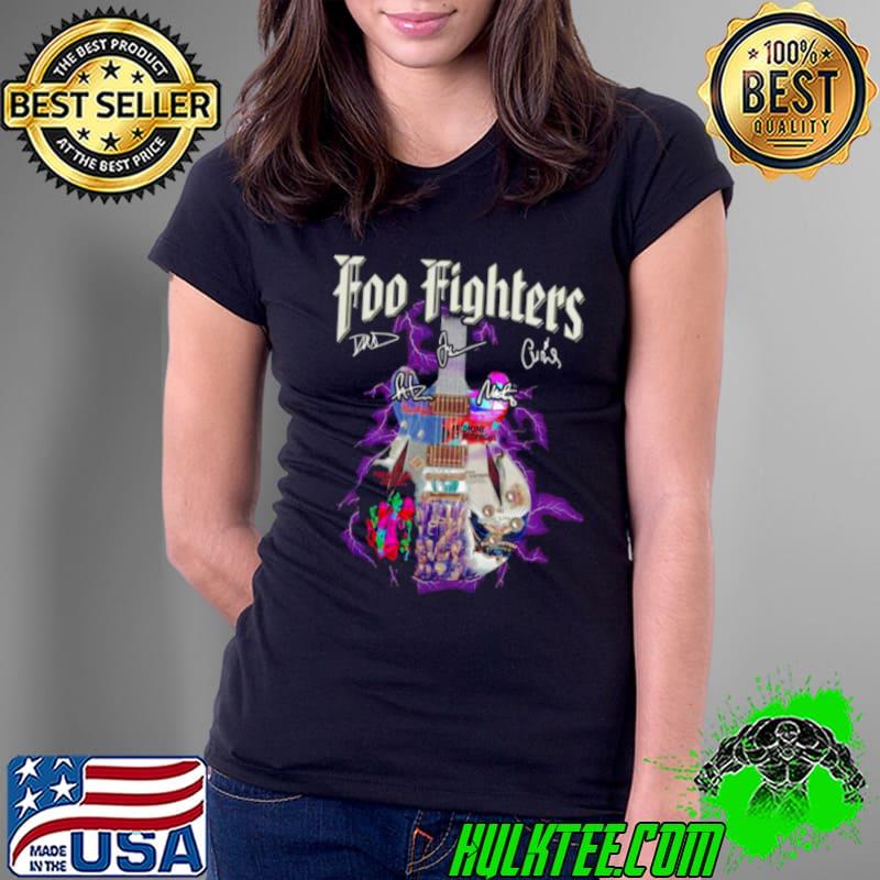 Guitar Foo Fighters Signatures Shirt