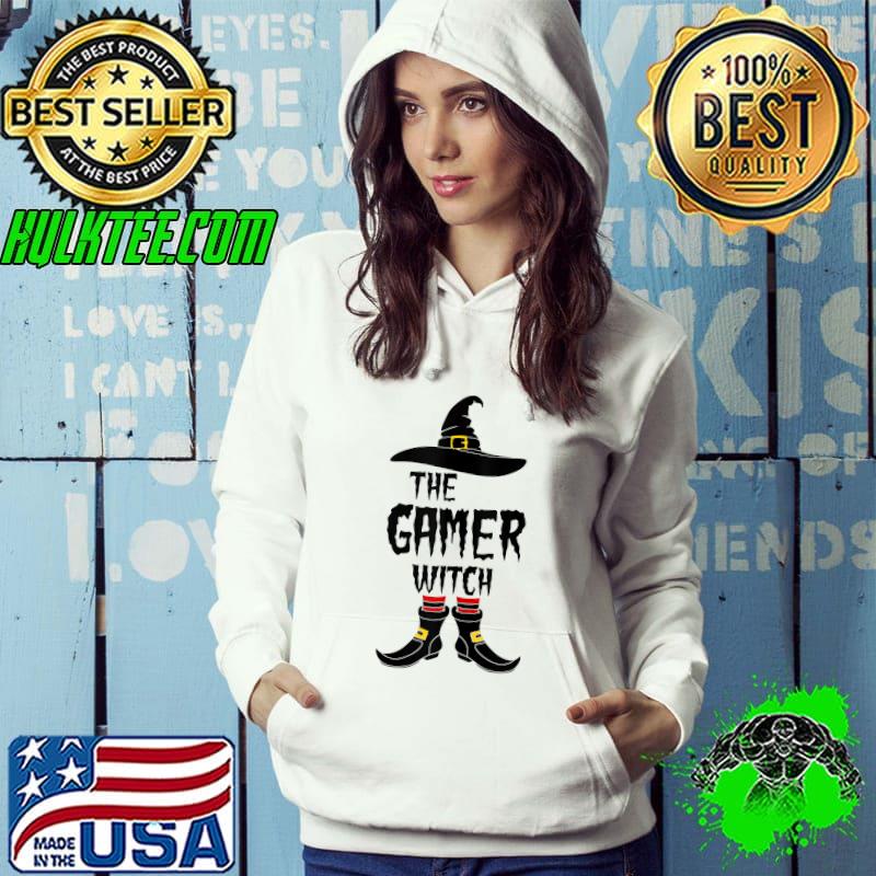 Halloween Matching The Gamer Witch Costume T-shirt Halloween Matching The Gamer Witch Costume T-shirt