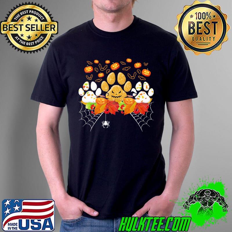Halloween Paws Dog Pumpkin Shirt