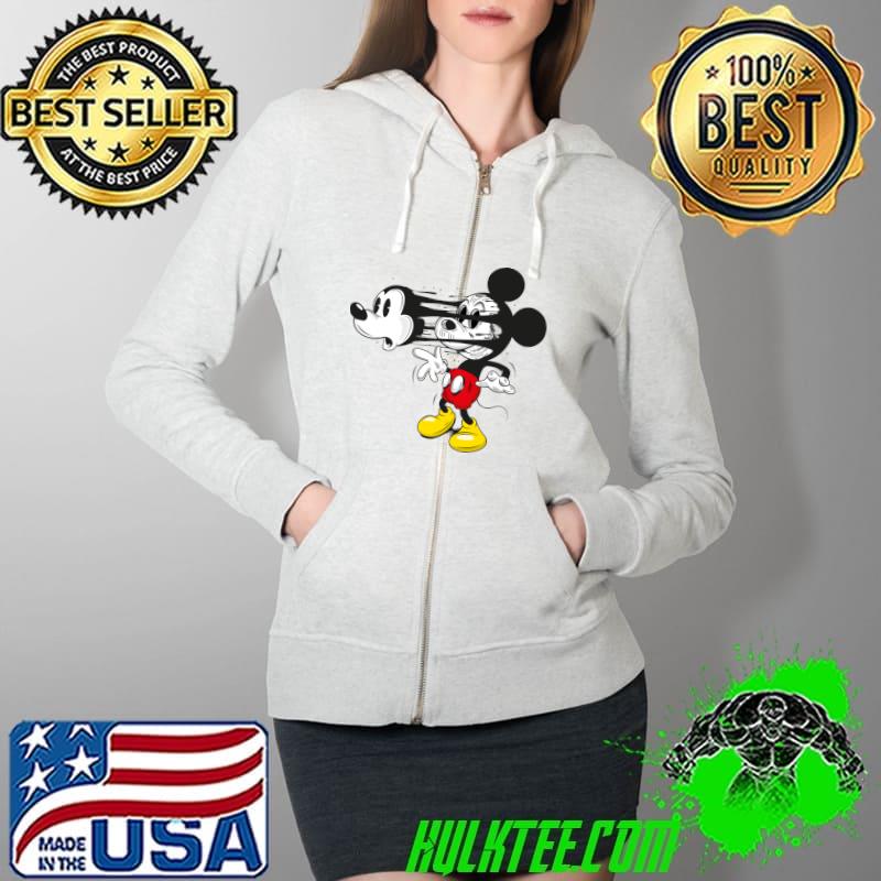 Halloween skull mickey T-Shirt Full Zip Hooded Halloween skull mickey T-Shirt Full Zip Hooded