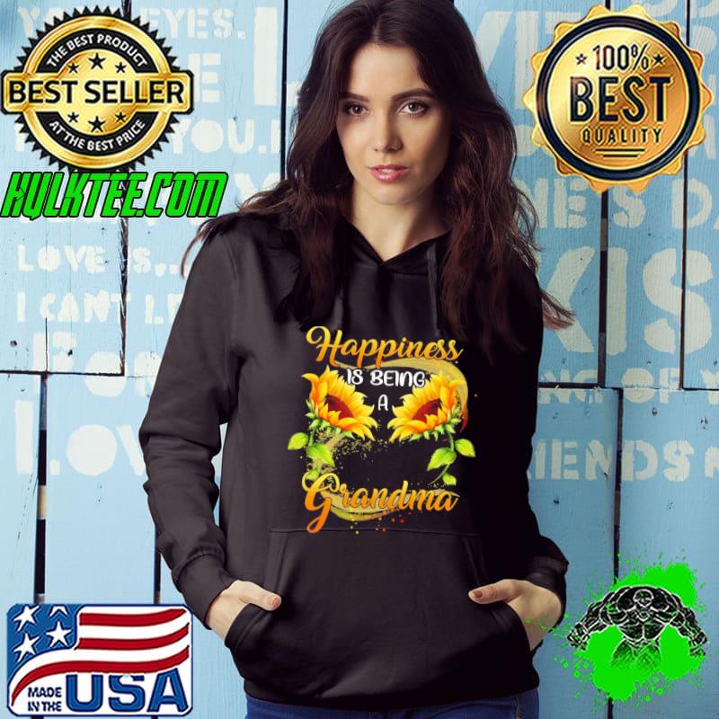Happiness Is Being A Grandma Sunflower Shirt