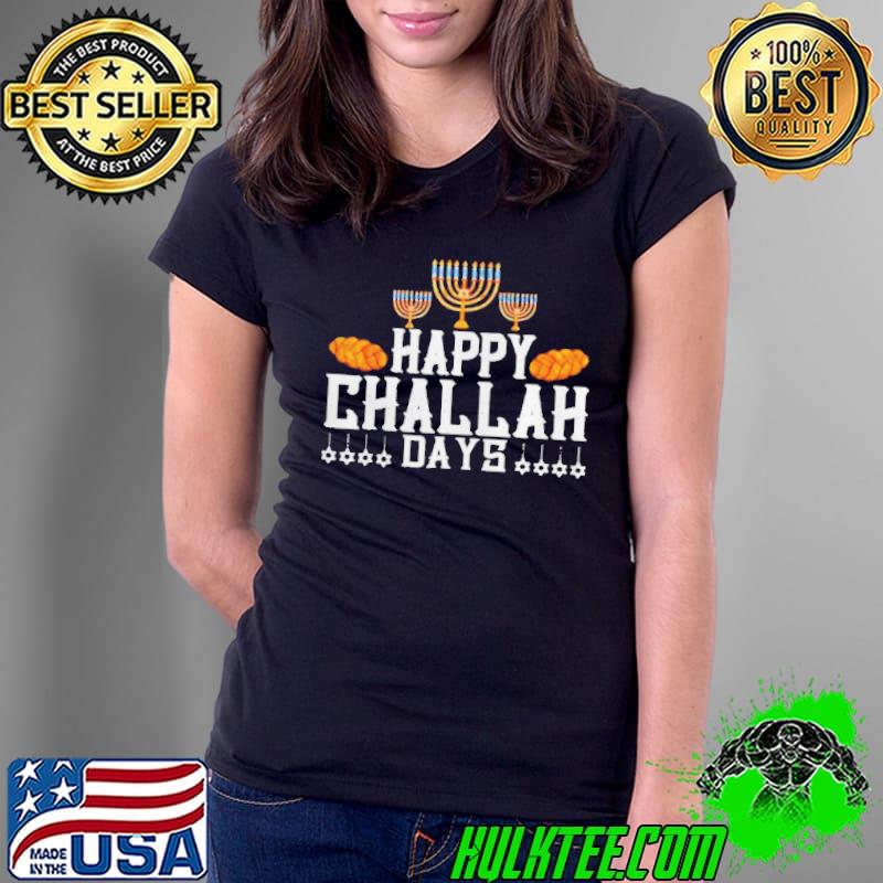 Happy Challah Days Hanukkah Ladies Tee Happy Challah Days Hanukkah Ladies Tee