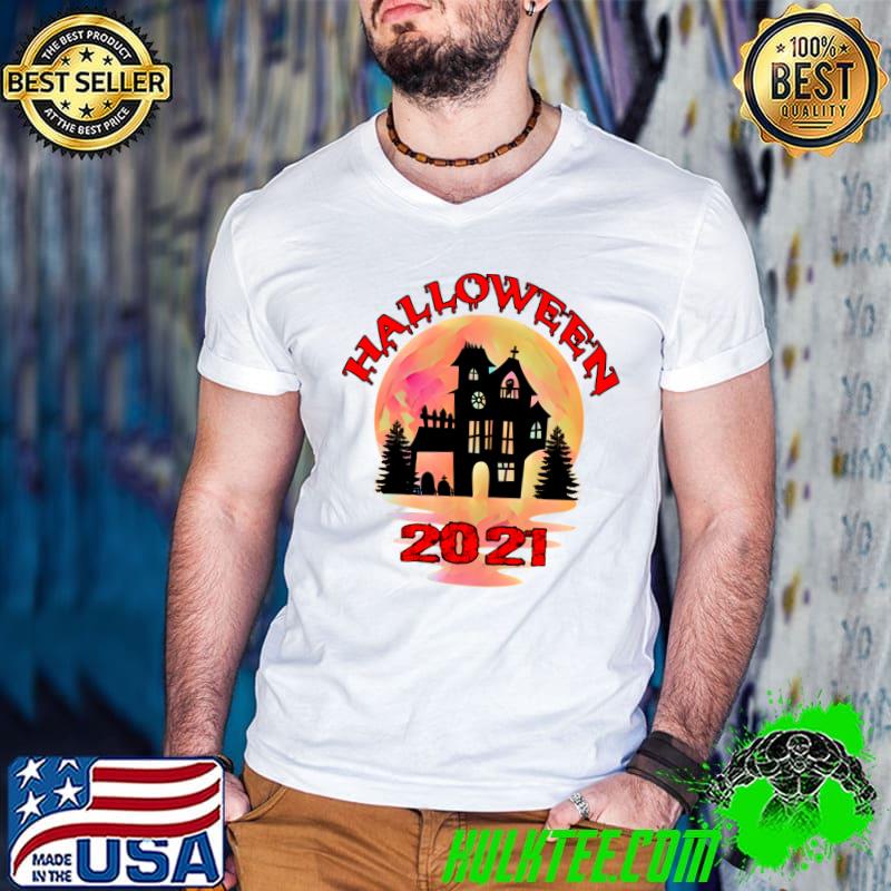 Happy Halloween 2021 blood moon T-Shirt