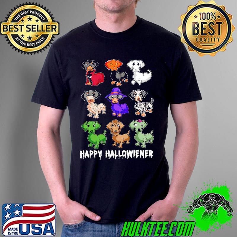 Happy Hallowiener Halloween Dog Shirt