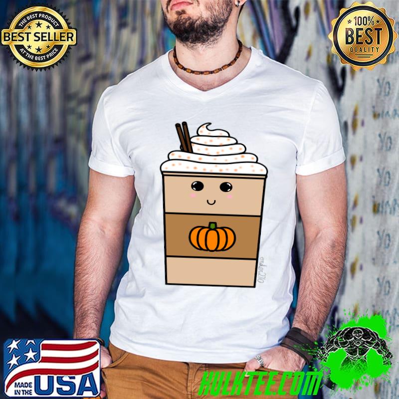 Happy Pumpkin Spice Latte Classic T-Shirt Guys V Neck Happy Pumpkin Spice Latte Classic T-Shirt Guys V Neck