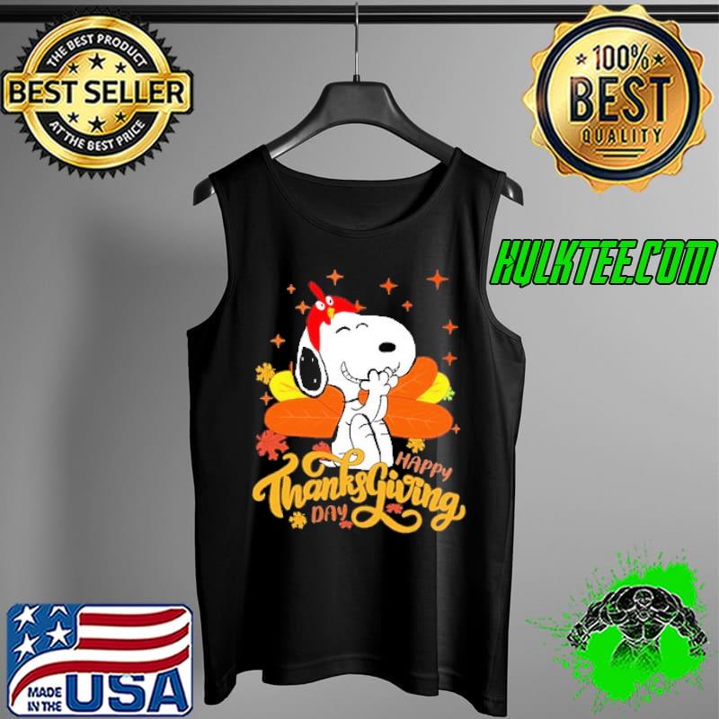 Happy Thankgiving Day Snoopy Shirt Tank Top Happy Thankgiving Day Snoopy Shirt Tank Top