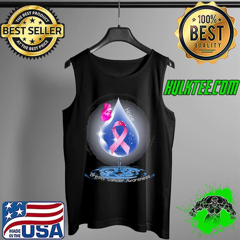 Hope water butterfly breast cancer awareness s Tank Top Hope water butterfly breast cancer awareness s Tank Top