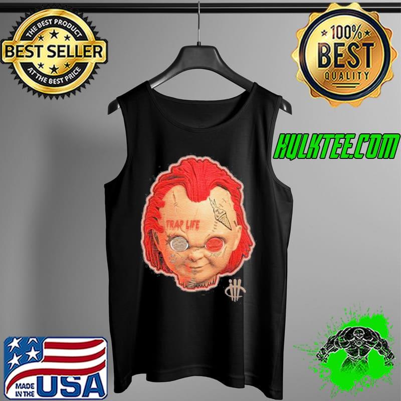 Horror Trap Life Cream Red Haired Clown Shirt Tank Top Horror Trap Life Cream Red Haired Clown Shirt Tank Top