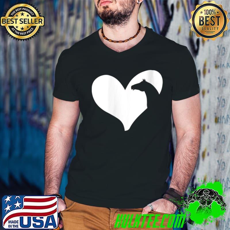 horse lover tee Horse Heart For Horse Lovers T-Shirt