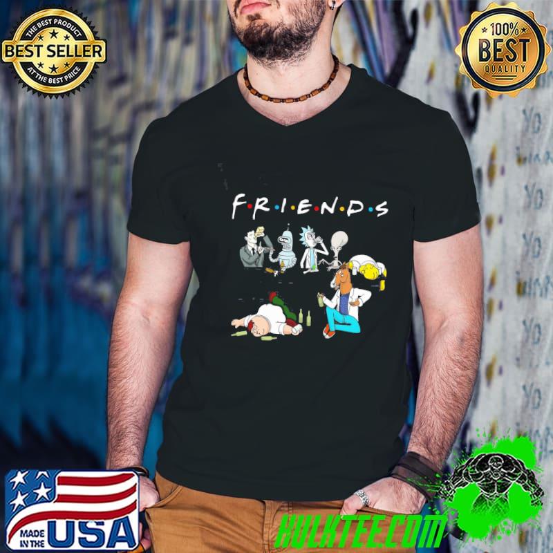 Hot Bender Homer Simpson Rick Bojack Horseman Friends Shirt
