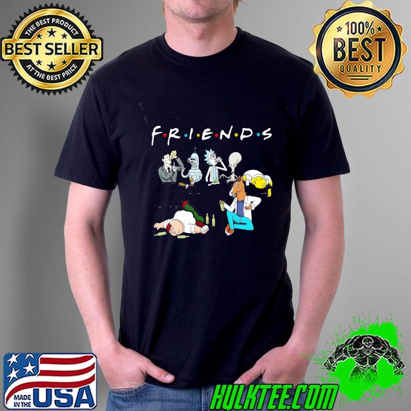 Hot Bender Homer Simpson Rick Bojack Horseman Friends Shirt Unisex Hot Bender Homer Simpson Rick Bojack Horseman Friends Shirt Unisex