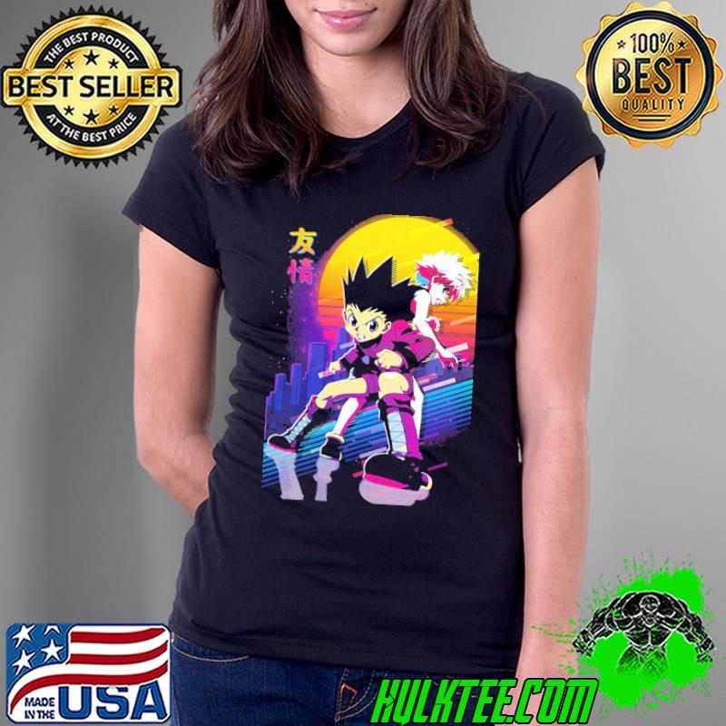 Hunter × Hunter Gon Freecss Retro Sunset Ladies Tee Hunter × Hunter Gon Freecss Retro Sunset Ladies Tee