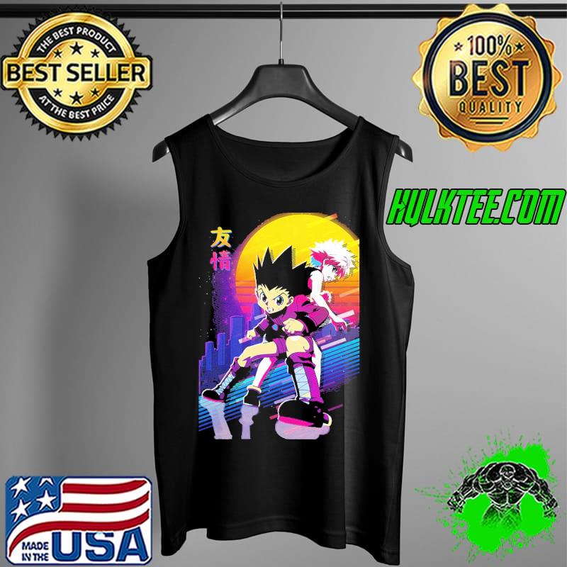 Hunter × Hunter Gon Freecss Retro Sunset Tank Top Hunter × Hunter Gon Freecss Retro Sunset Tank Top